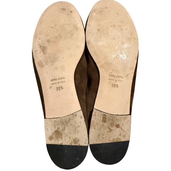 Dusan Brown Suede Loafers Women's Sz. 38.5 (US 6.5) - Picture 5 of 10